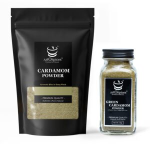 ArtOspices Cardamom Powder pouch and Jar
